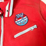 Angel Blue Mock Neck Zip Up Jacket (S)