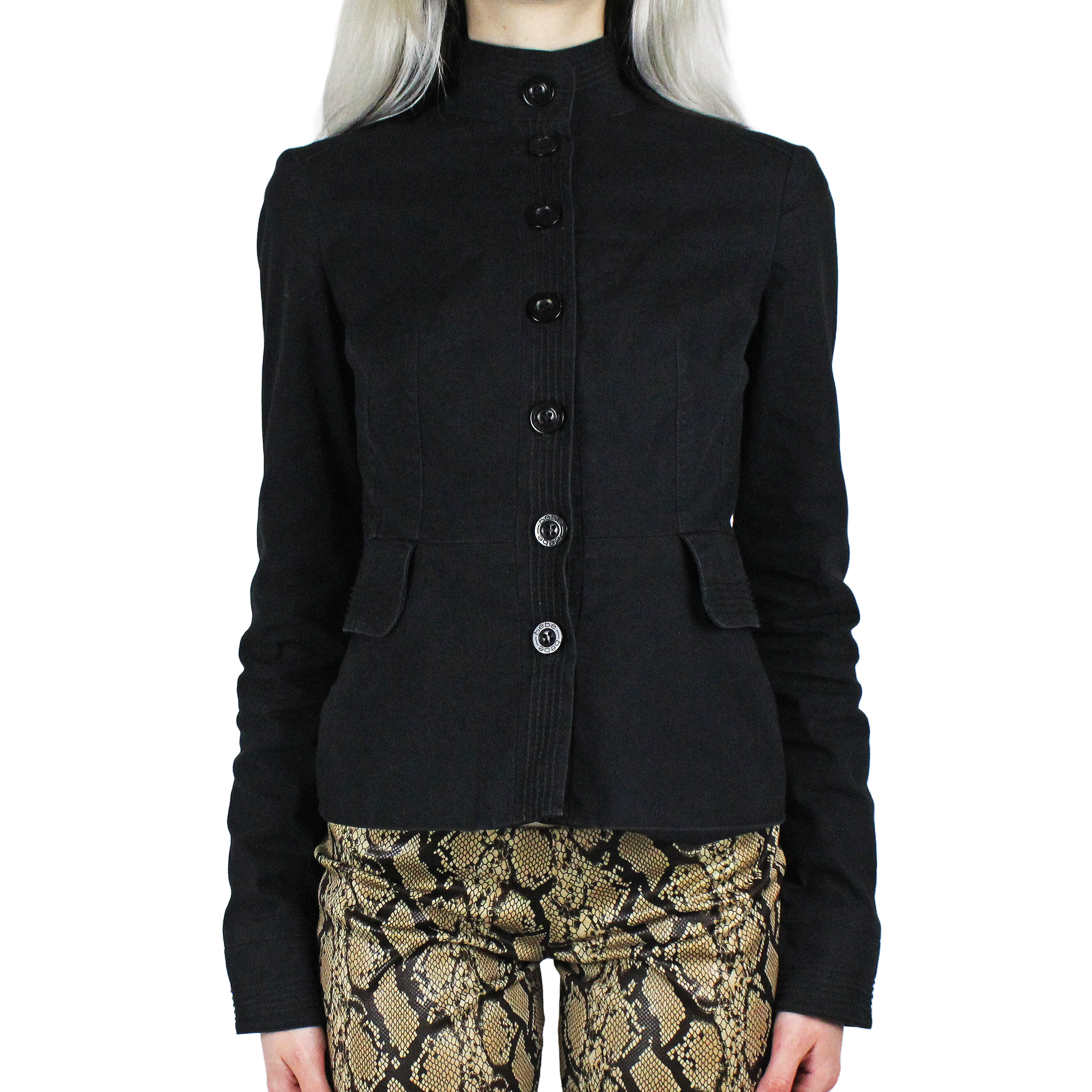 Y2K Fitted Bebe Jacket (XS)
