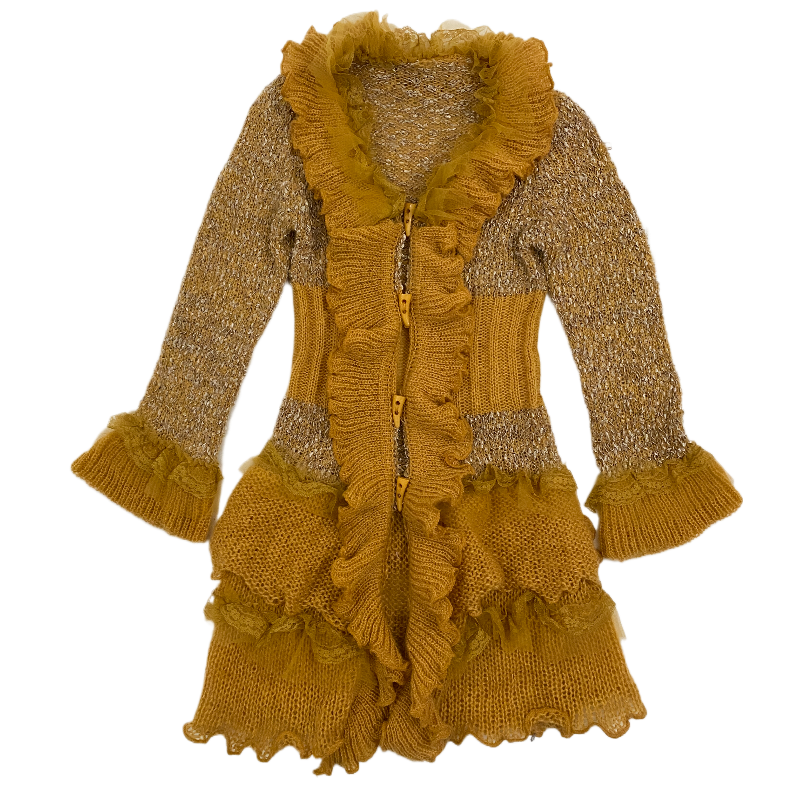 Ruffly Duster Sweater (S)