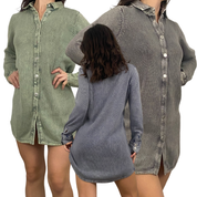 Cloud Knit Button Downs (M)