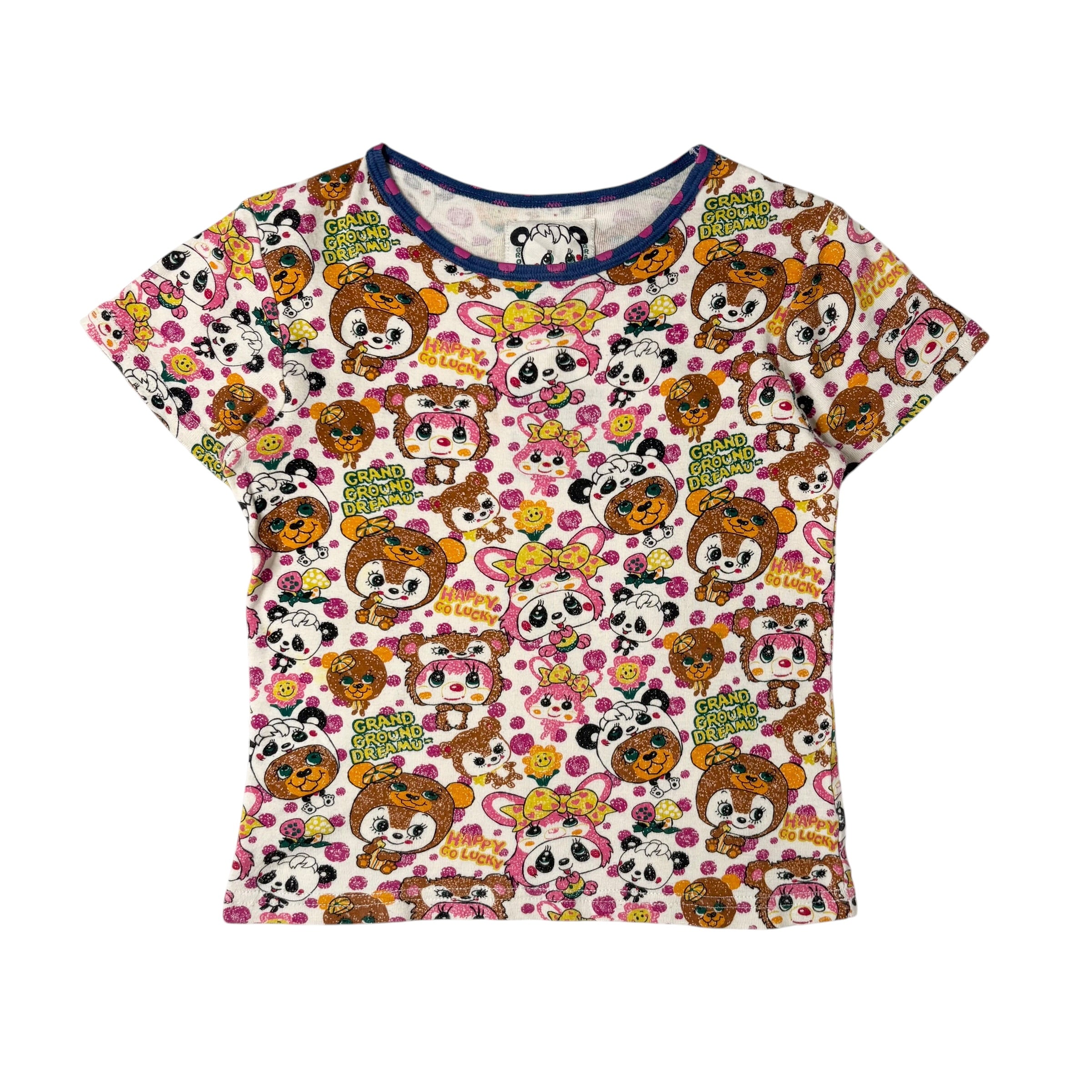 Grand Ground J-Fashion Panda AOP Baby Tee (XS-S)