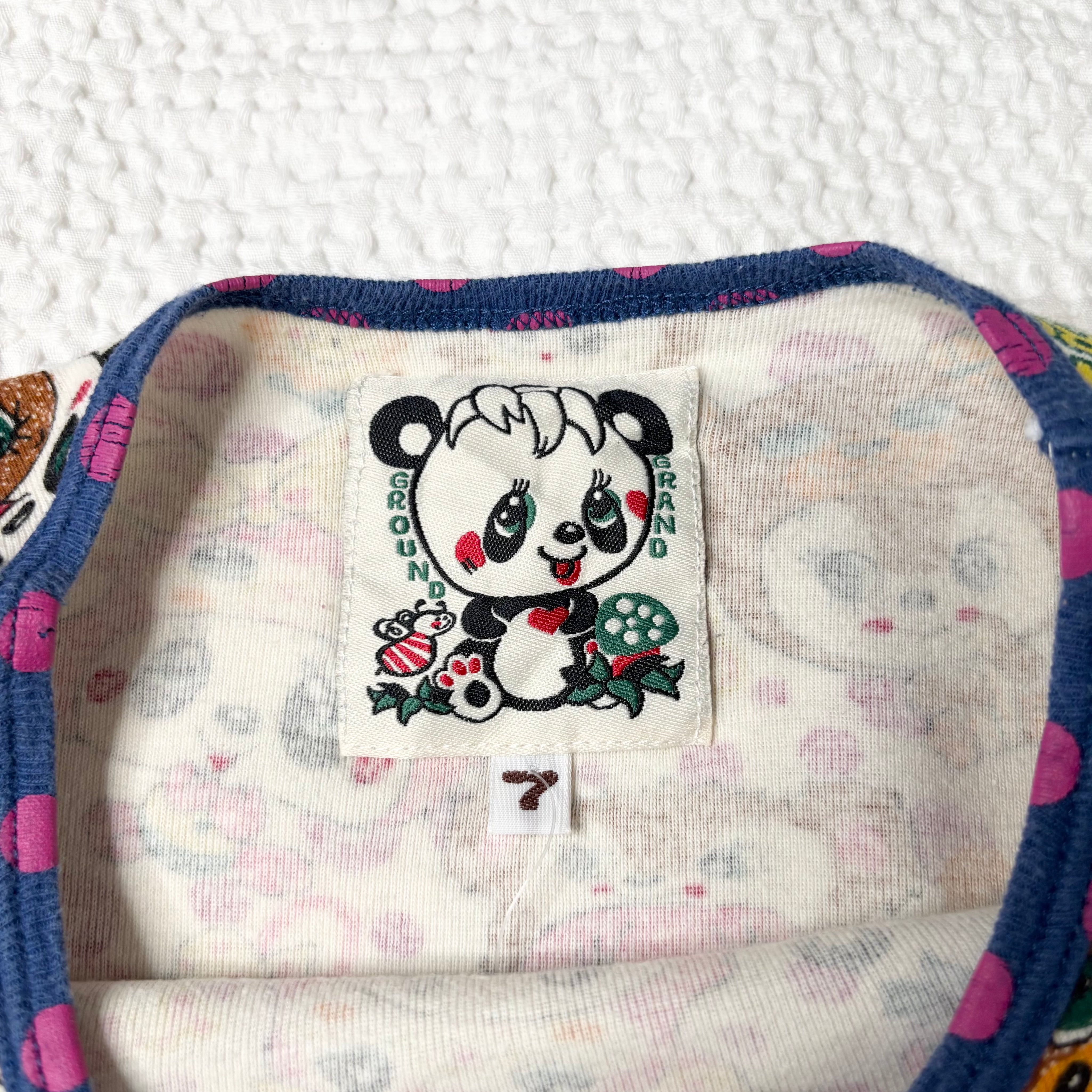 Grand Ground J-Fashion Panda AOP Baby Tee (XS-S)