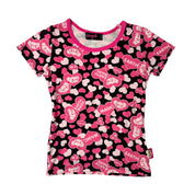 Earth Magic J-Fashion Heart AOP Baby Tee (XS)