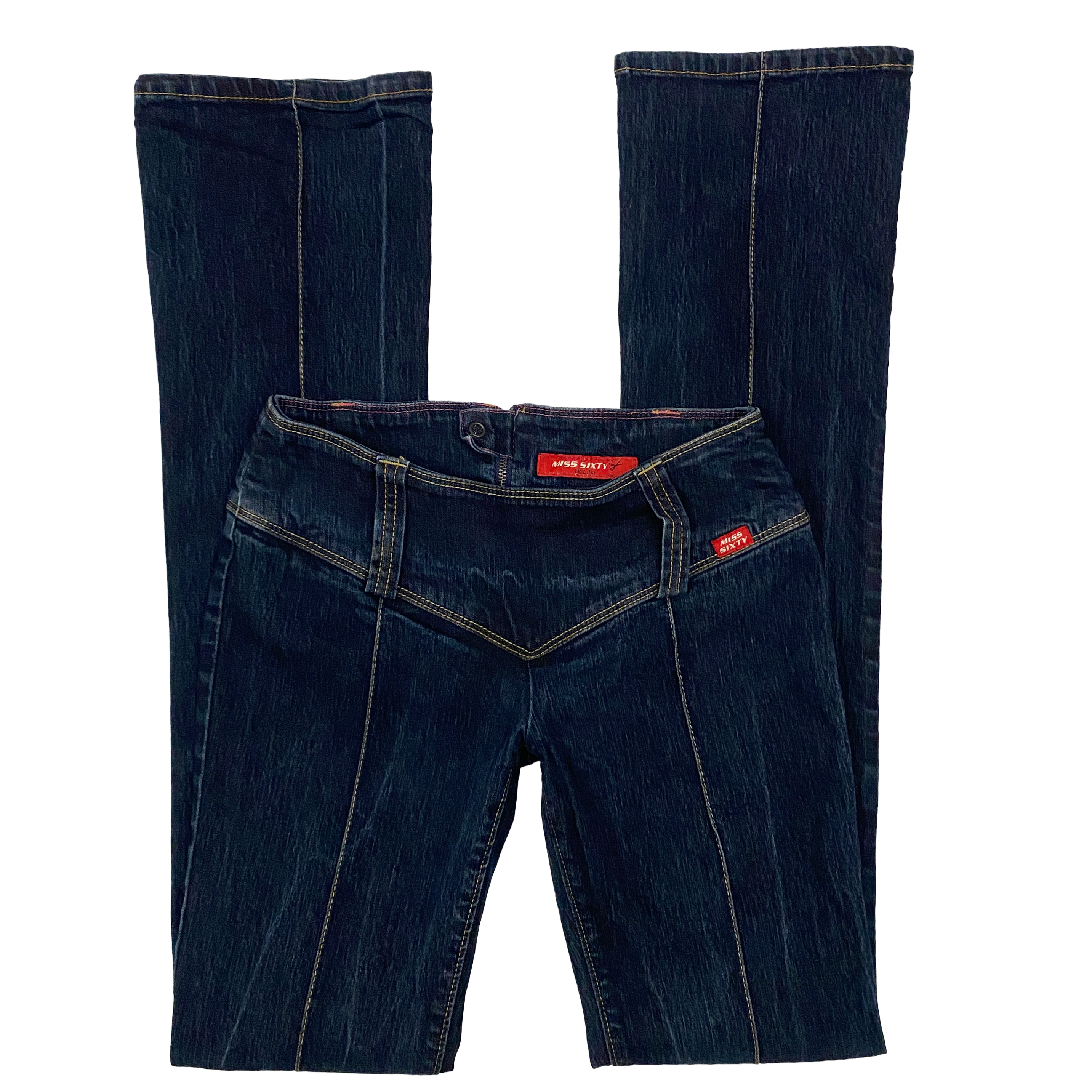 Miss Sixty 2000s Ultra Low Rise Bootcut Jeans (XS)