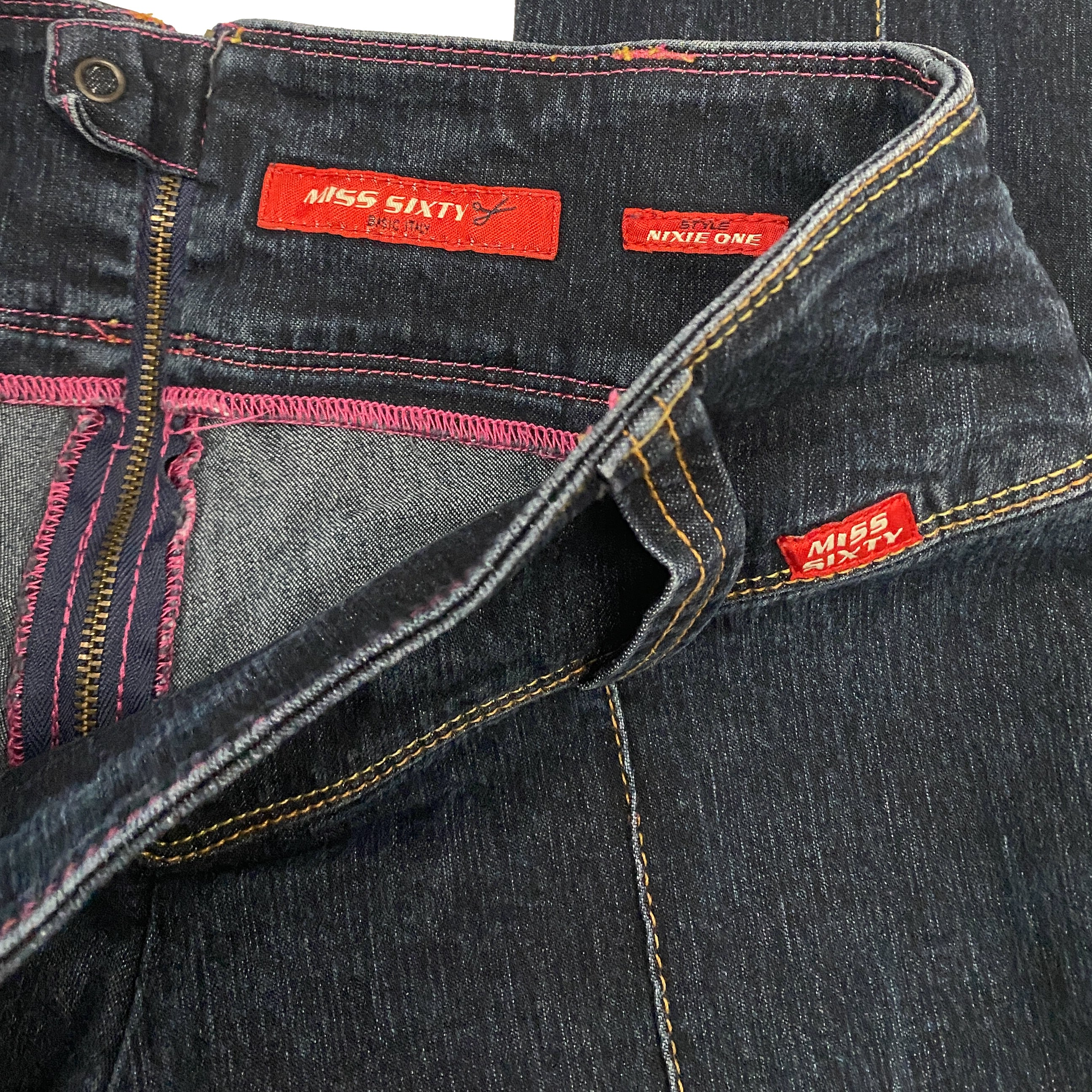 Miss Sixty 2000s Ultra Low Rise Bootcut Jeans (XS)