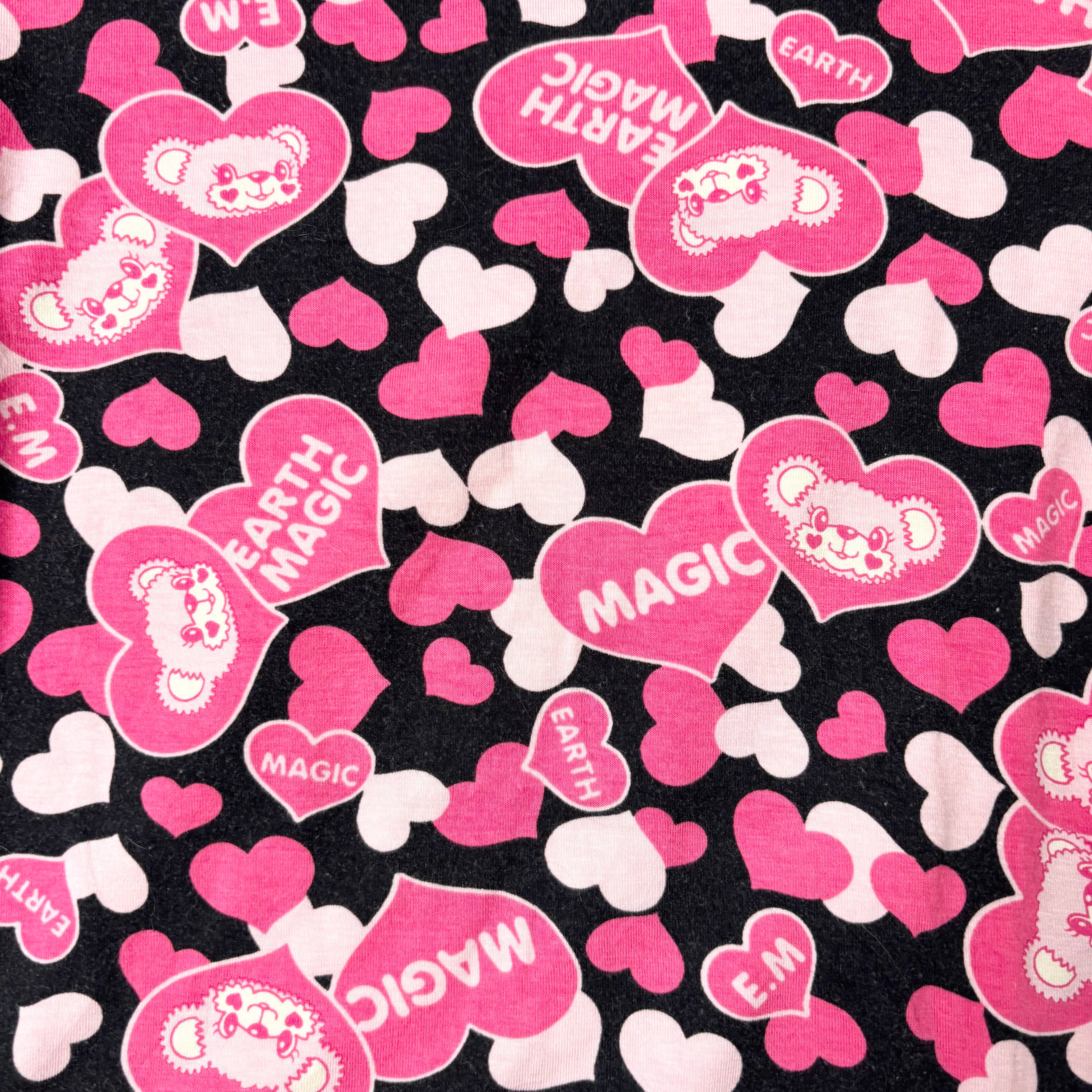 Earth Magic J-Fashion Heart AOP Baby Tee (XS)