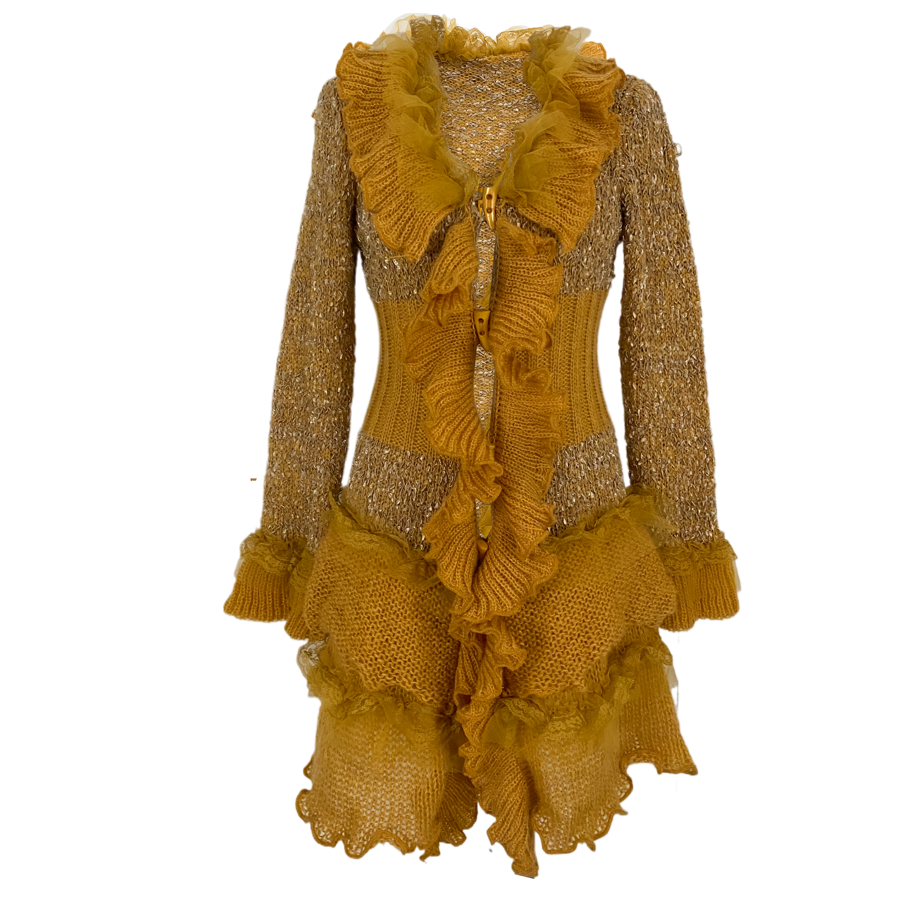 Ruffly Duster Sweater (S)