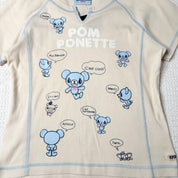 Pom Ponette J-Fashion Speech Bubble Graphic Tee (S)
