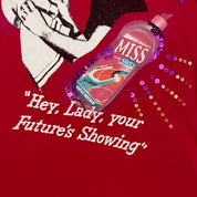 Miss Sixty "Hey Lady, Your Future's Showing" Graphic Tank Top (S)