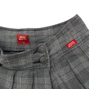 Miss Sixty 2000s Plaid Low Rise Pleated Micro Mini Skirt (S)