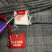 Miss Sixty 2000s Plaid Low Rise Pleated Micro Mini Skirt (S)