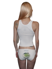 green fruit bowl . underwear .