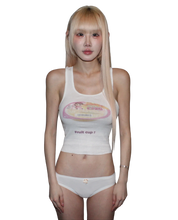 pink fruit cup . underwear .