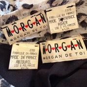 Vintage Morgan De Toi Mesh Snow Leopard Set (XS)