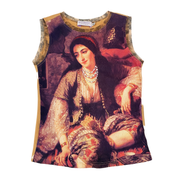 Y2K Renaissance Art Print Tank Top (S)
