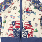 Hysteric Glamour Rare AOP Zip Up Hoodie (L)