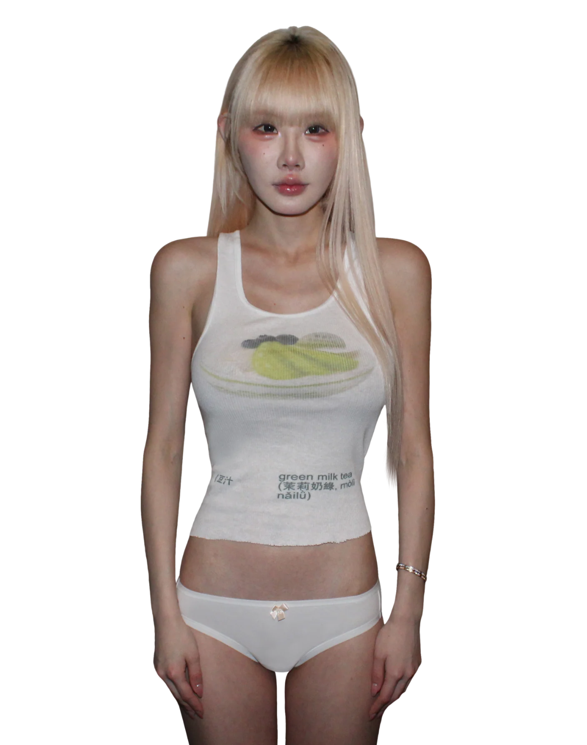 green milk tea (豆汁 top