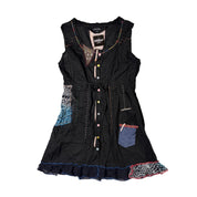 Como No? Contrast Stitch Babydoll Dress (M)
