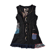 Como No? Contrast Stitch Babydoll Dress (M)