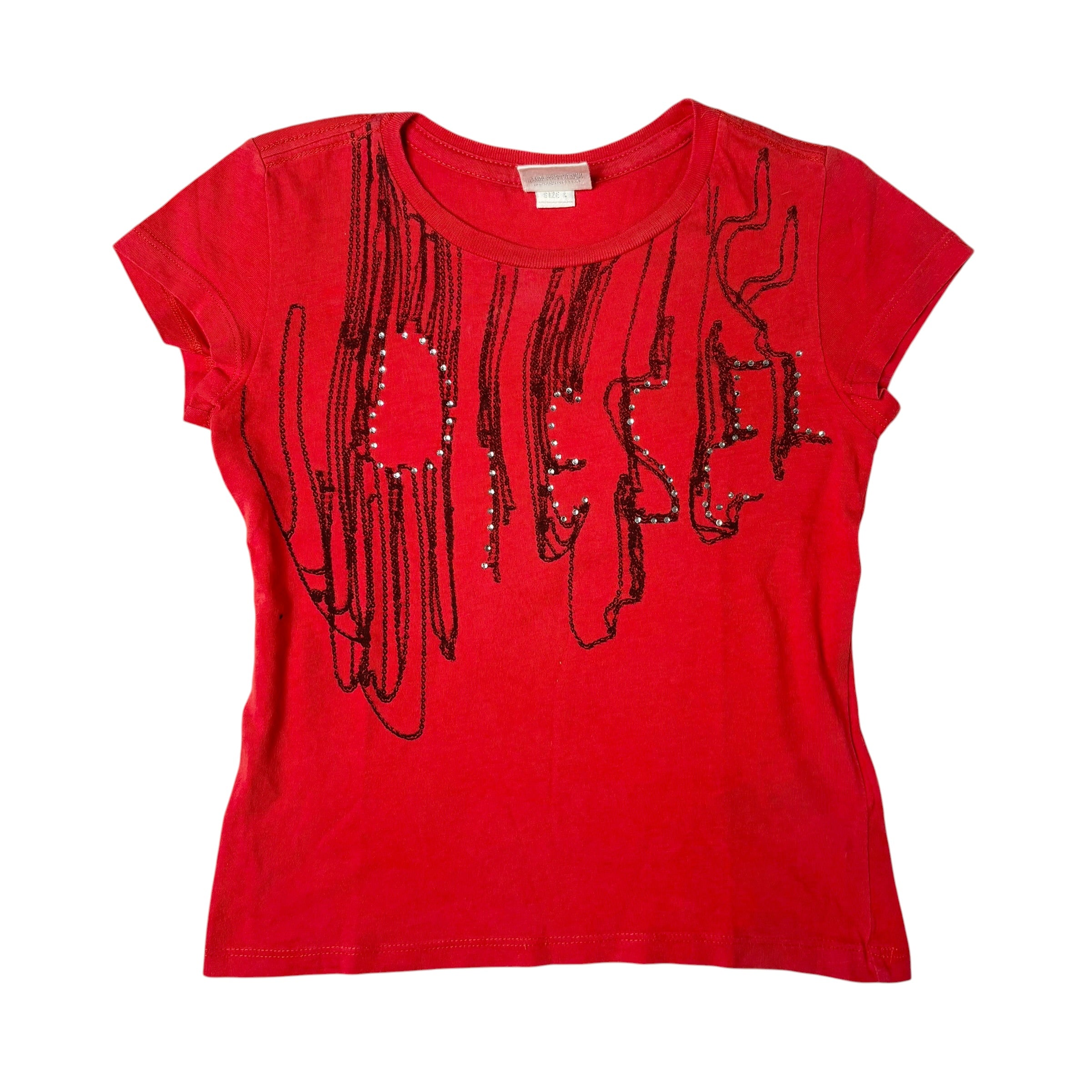 Diesel Bedazzled Baby Tee (XS)