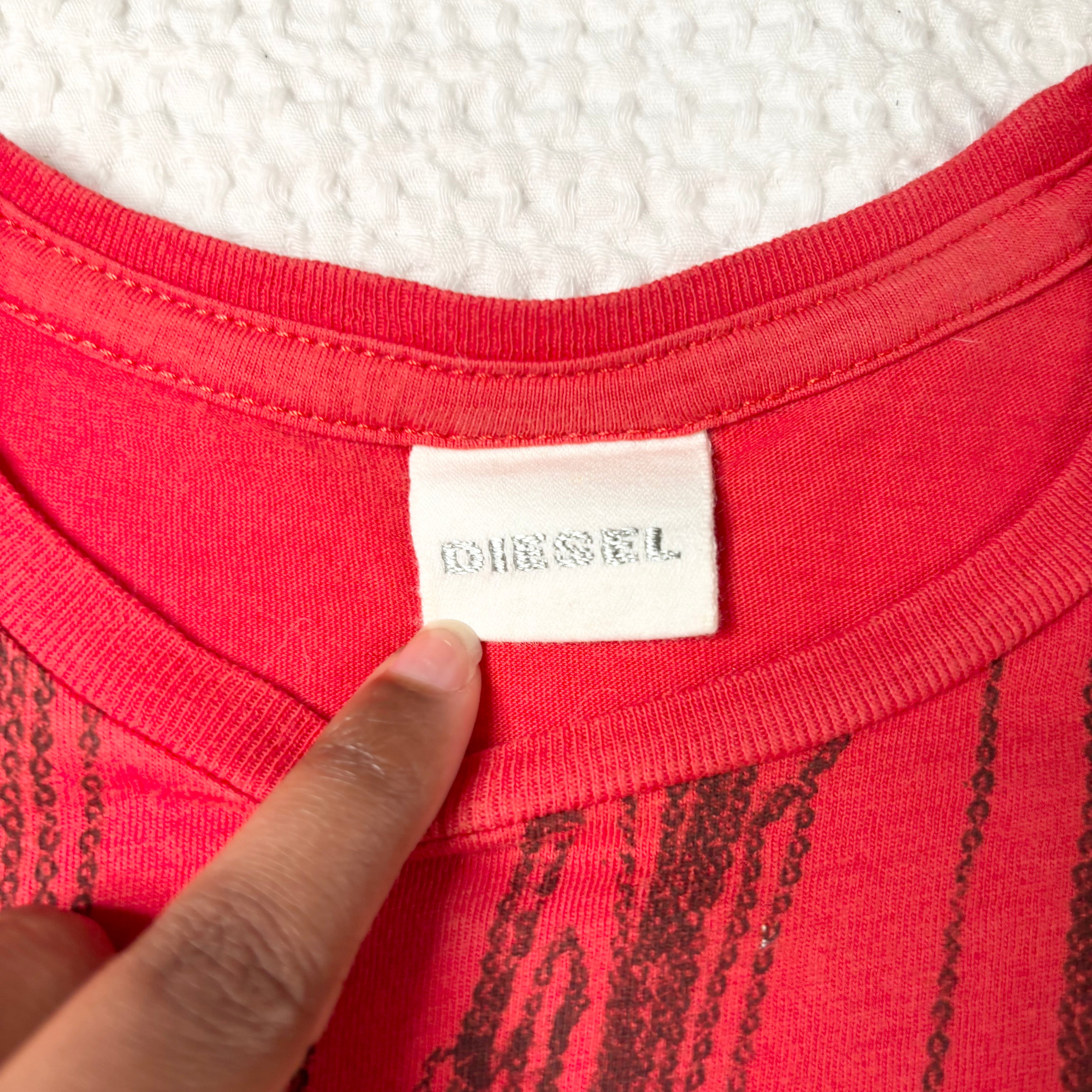 Diesel Bedazzled Baby Tee (XS)