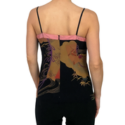 Sue Wong Silk Floret Tank Top (S)