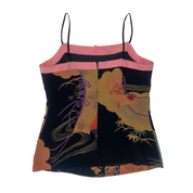 Sue Wong Silk Floret Tank Top (S)
