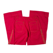 Cop Copine Red Wide Leg Pants (S)