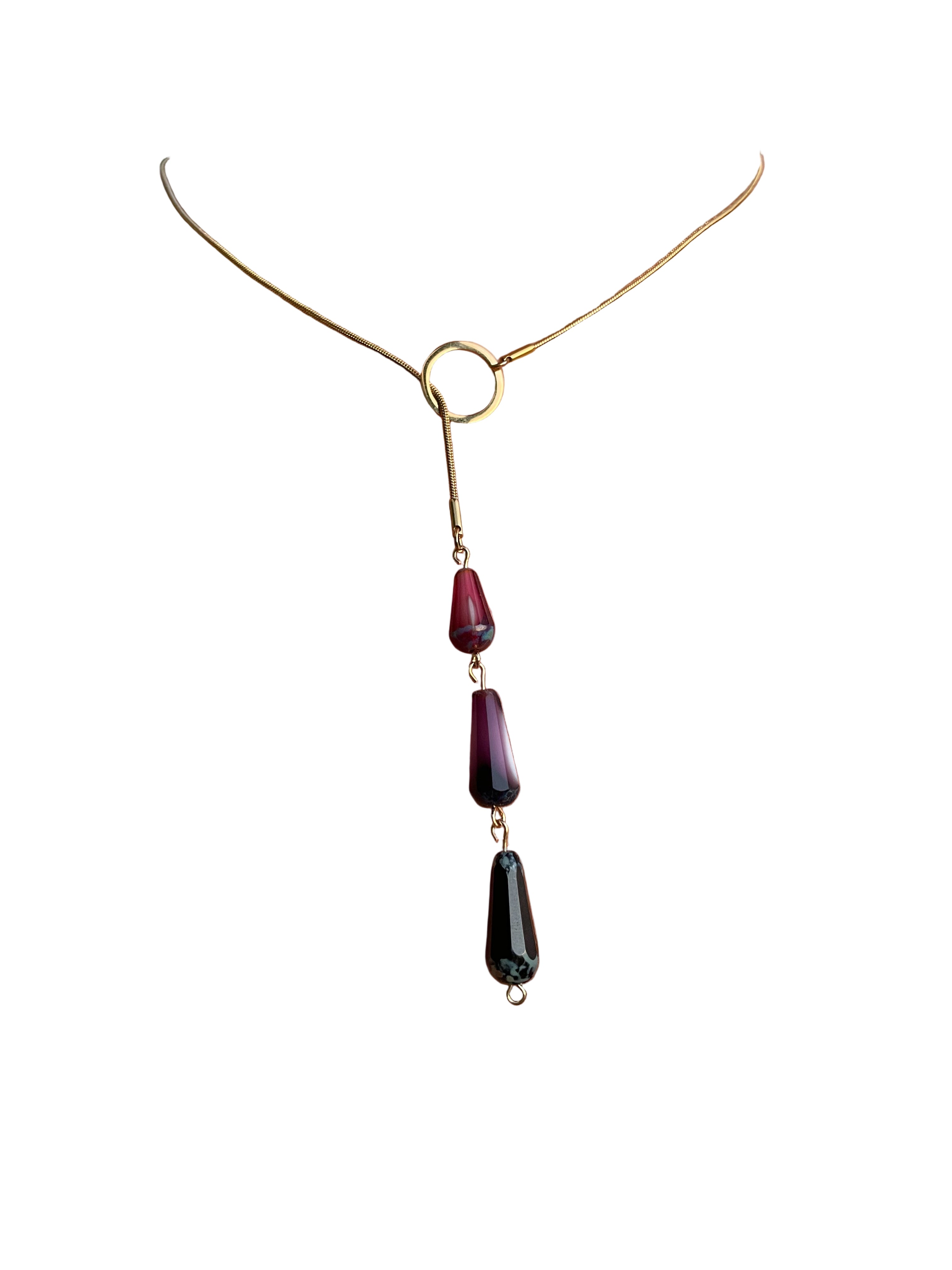 Glass Lantern Necklace