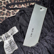 Gothic Black Lace Midi Skirt (S/M)