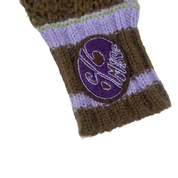 Miss Sixty 2000s Striped Mohair Lace-Up Sweater (M)