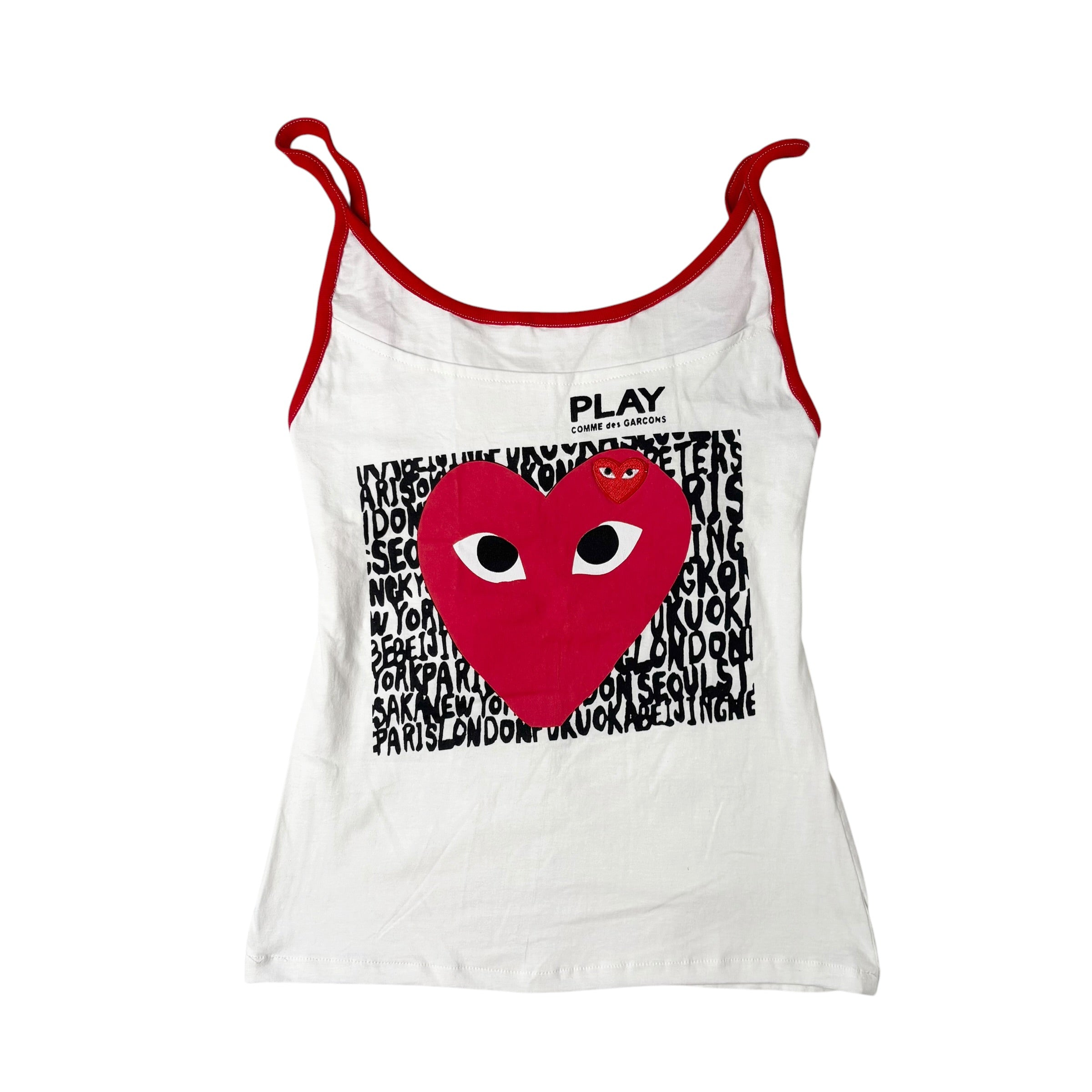 Comme des Garcons PLAY Rework Graphic Tank (S)