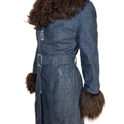 Miss Sixty Y2K Denim Penny Lane Coat (S)