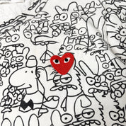 Comme des Garcons PLAY x Matt Groening AOP Tee (M)