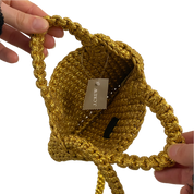 Gold Mini Phone Bag