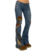 Miss Sixty 2000s Low Rise Flare Mushroom Jeans (S)