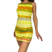 Miss Sixty 2000s Logo Mania Mini Dress (S/M)