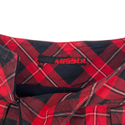 Miss Sixty 2000s Red & Black Plaid Mini Skort (M)