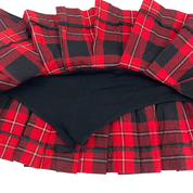 Miss Sixty 2000s Red & Black Plaid Mini Skort (M)