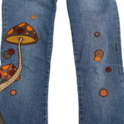 Miss Sixty 2000s Low Rise Flare Mushroom Jeans (S)