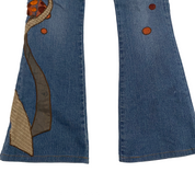 Miss Sixty 2000s Low Rise Flare Mushroom Jeans (S)