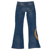 Miss Sixty 2000s Low Rise Flare Mushroom Jeans (S)