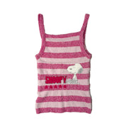 Peanuts Snoopy Stripe Knit Tank (XS-S)