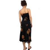 Reversible Silk Printed Midi Dress (XS)