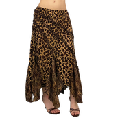 Mixed Animal Print Maxi Skirt (M)