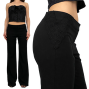 2000s Low Rise Flared Trousers (S)