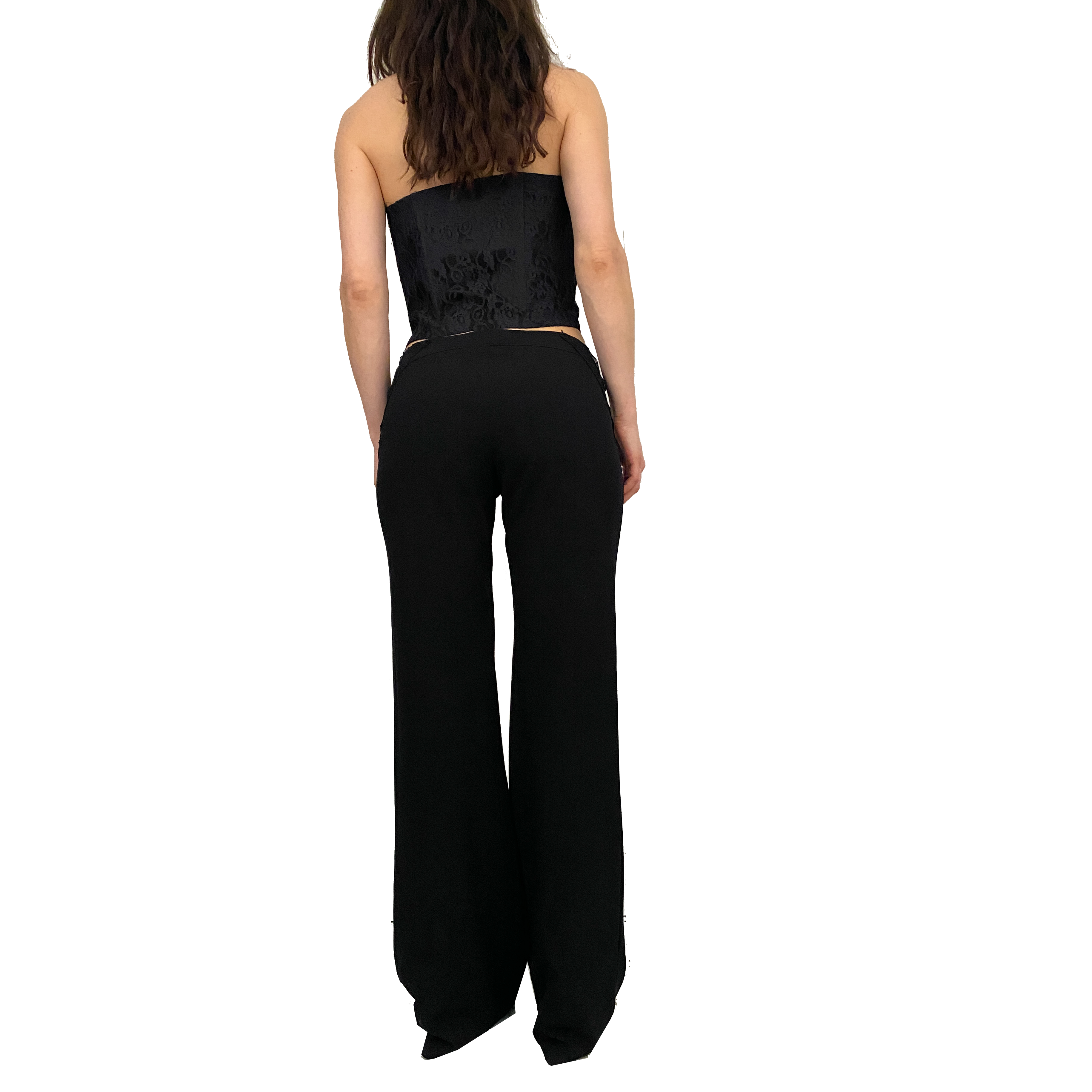 2000s Low Rise Flared Trousers (S)