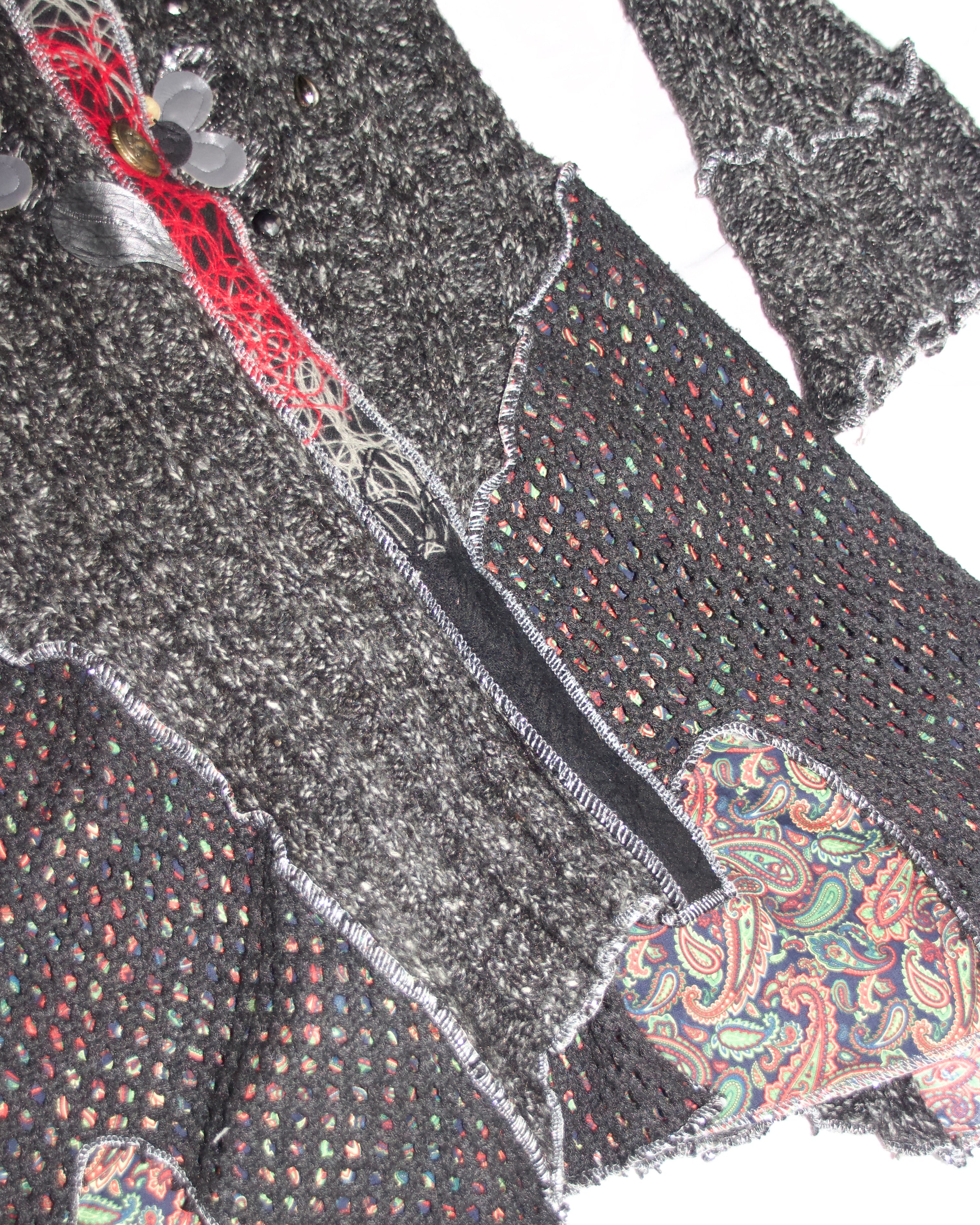 90s Wool Blend Duster Sweater (S/M)