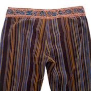 Hale Bob Low Rise Corduroy Striped Boho Flares (S)
