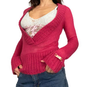 DKNY V-Neck Sweater (XS)